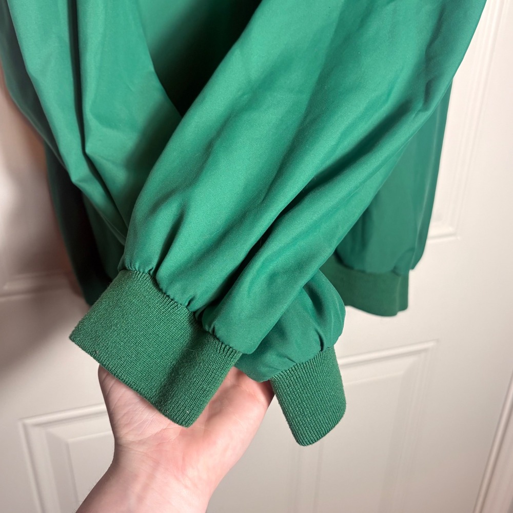 Vtg Masters Collection Golf Windshirt Green V-Neck Pullover XL Augusta National - Picture 5 of 10